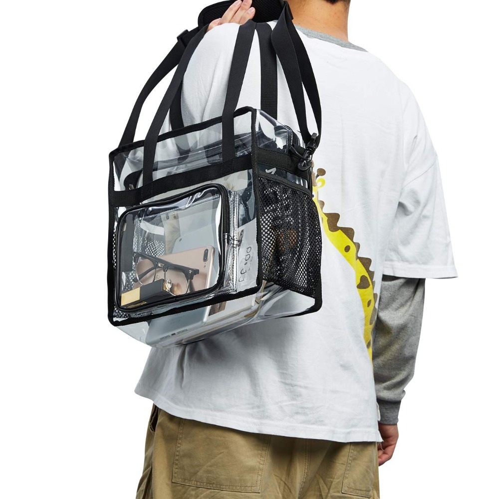 Women Bags Office - Bolsa Transparente Reforçada de Plástico com