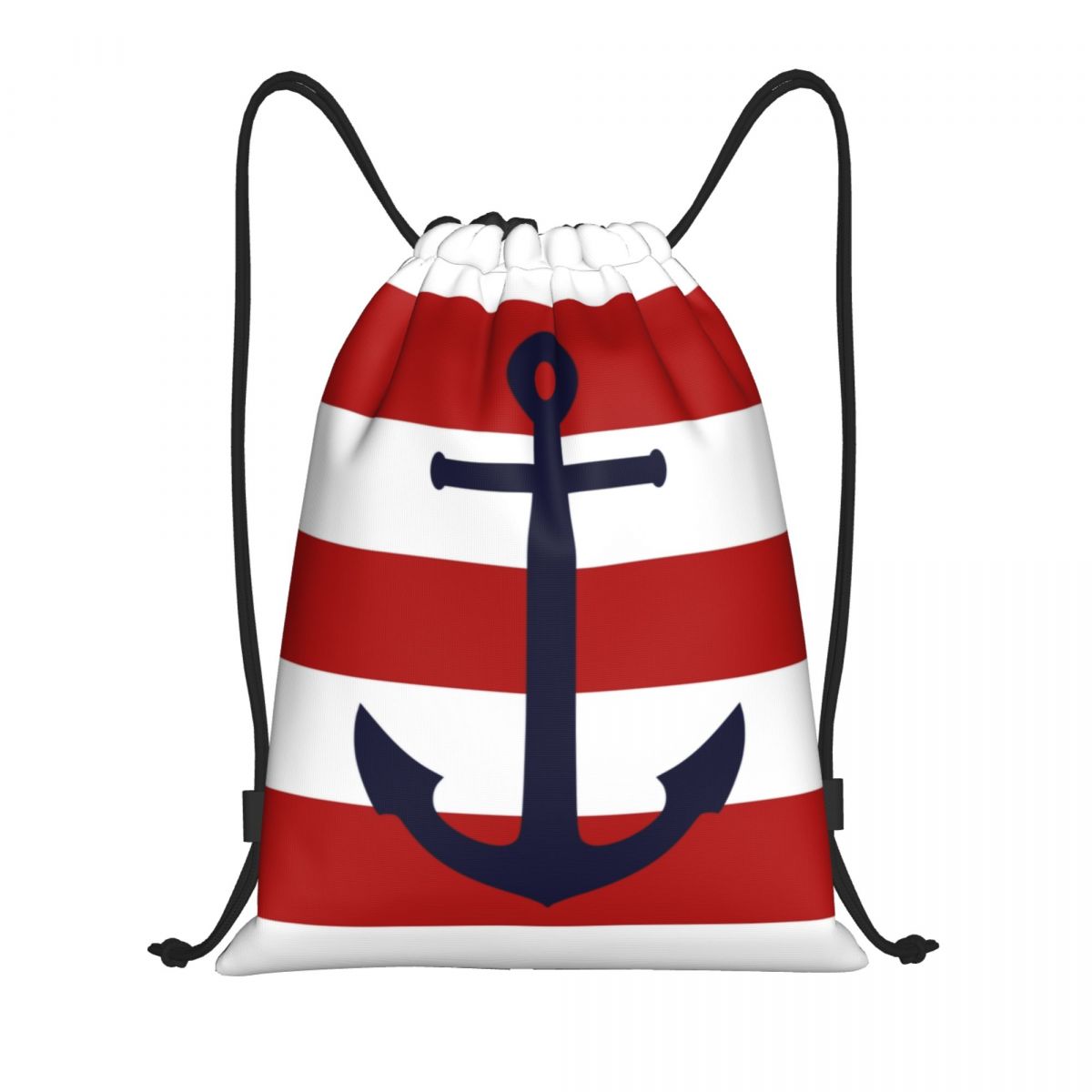 Women'S Yoga Bags - Náutico azul marinho âncora em listras