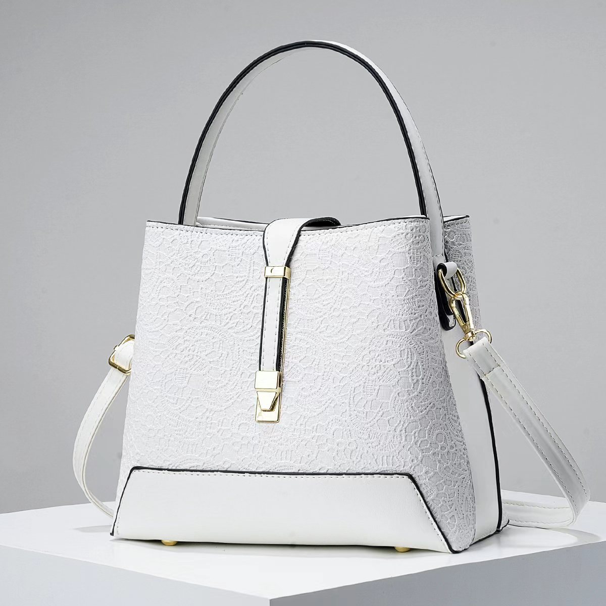 Women Bags Office - Novo luxo sacola de couro elegante