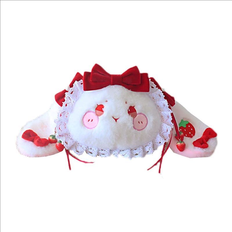 Women'S Bags Cross Body - Lolita grande capacidade macia menina morango