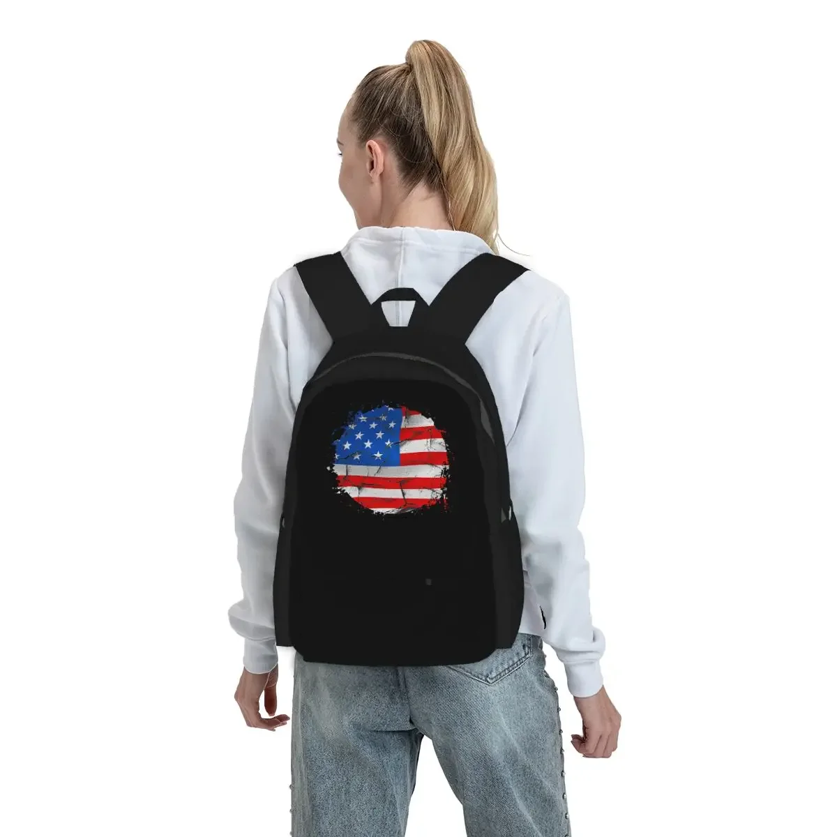 Mochila com Bandeira Americana - Women Bags Usa avaliação e preço