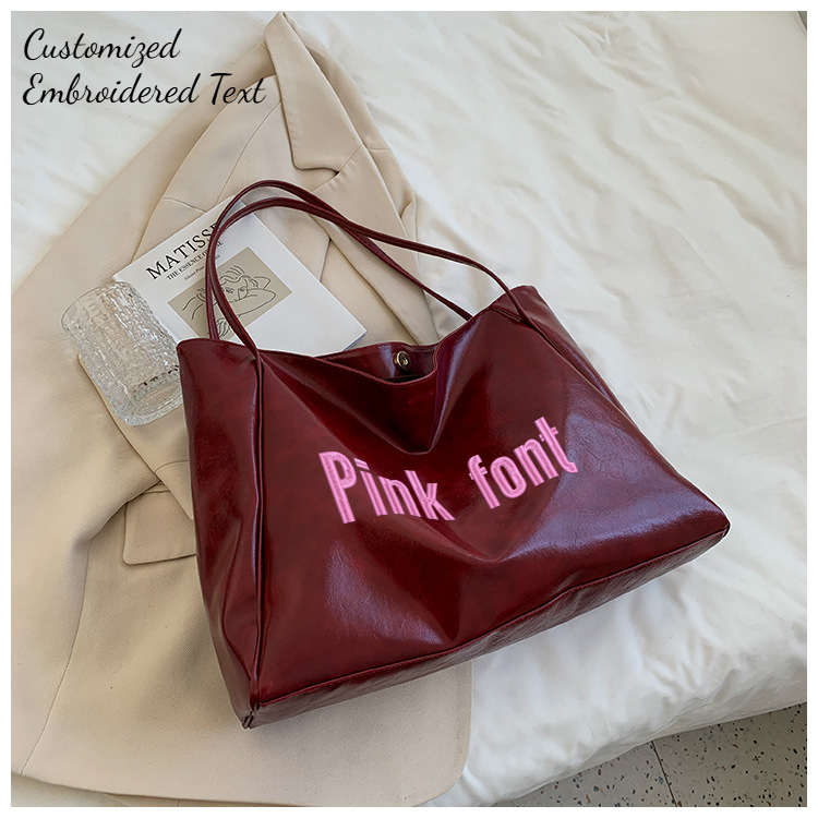 Bolsa Tote Grande Personalizad - Women Bags Name avaliação e preço