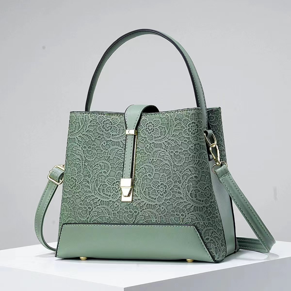 Novo luxo sacola de couro eleg - Women Bags Office avaliação e preço