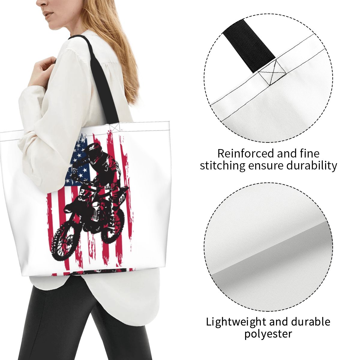 Bolsa de compras Dirt Bike Mot - Women Bags Usa avaliação e preço
