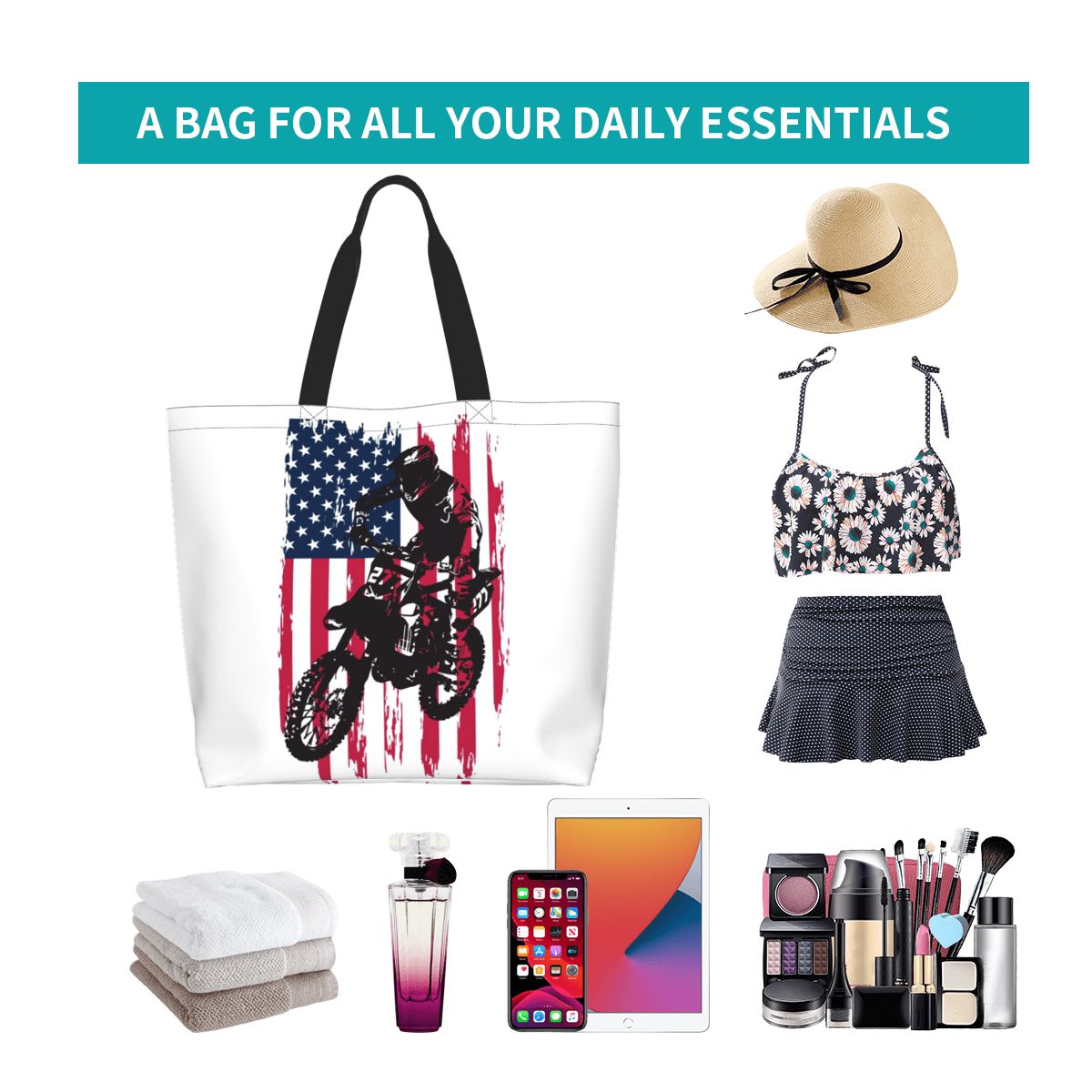 Bolsa de compras Dirt Bike Mot - Women Bags Usa avaliação e preço