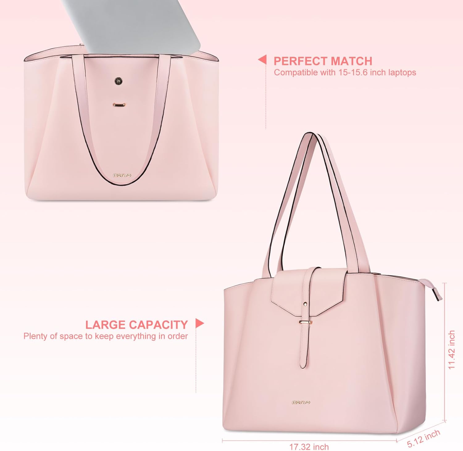 Bolsa tote para laptop de cour - Women Bags Pk avaliação e preço