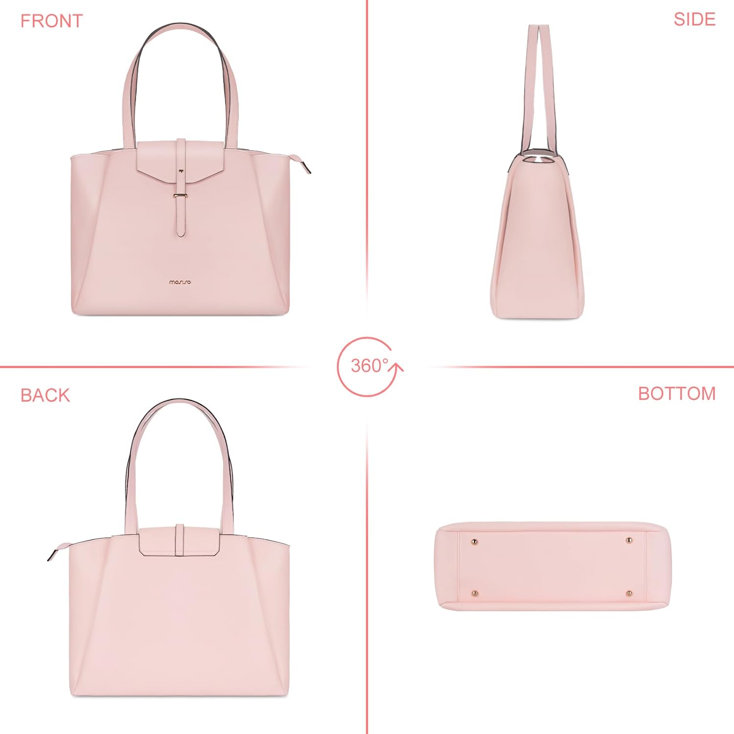 Bolsa tote para laptop de cour - Women Bags Pk avaliação e preço