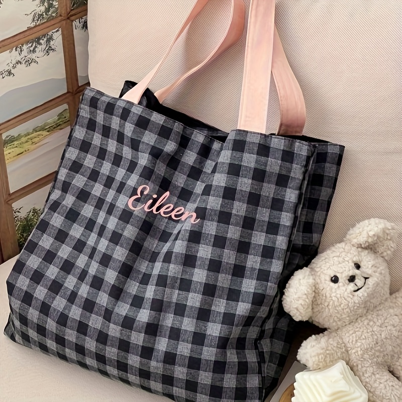 Bolsa tote com bordado de nome - Women Bags Name avaliação e preço