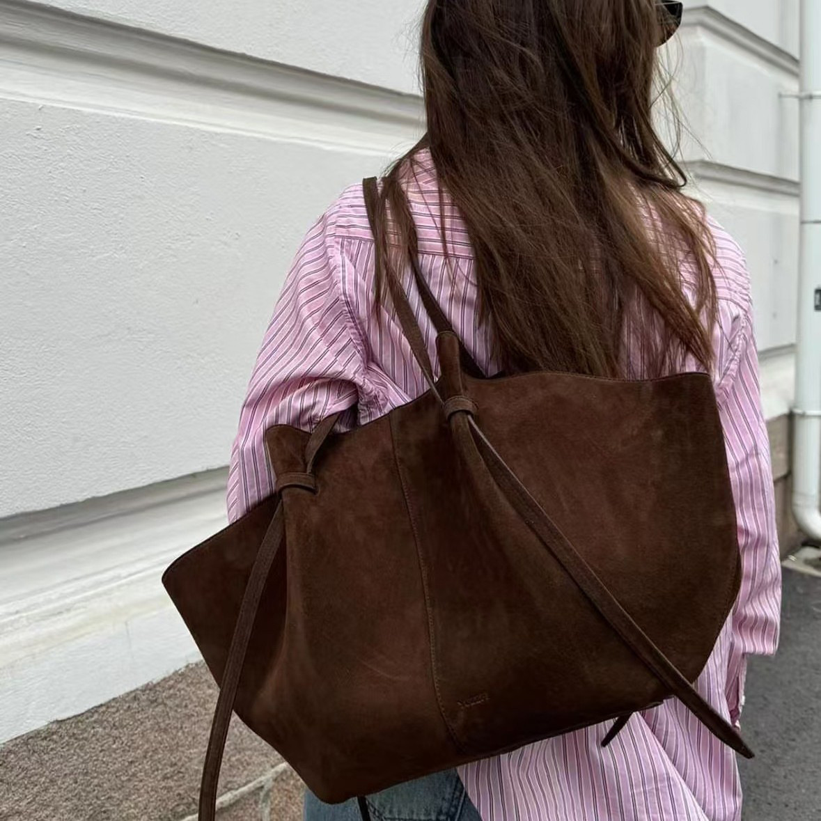 Bolsa tote de camurça falsa pa - Women Bags Name avaliação e preço