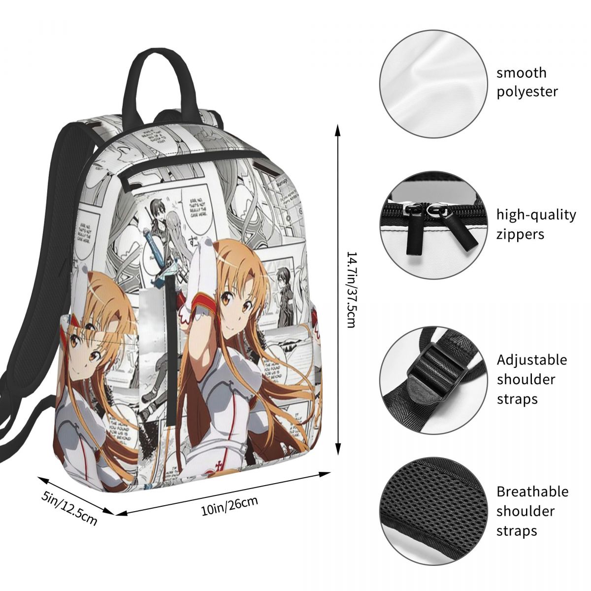 Mochila de Anime Sword Art Onl - Women'S Bag Online avaliação e preço