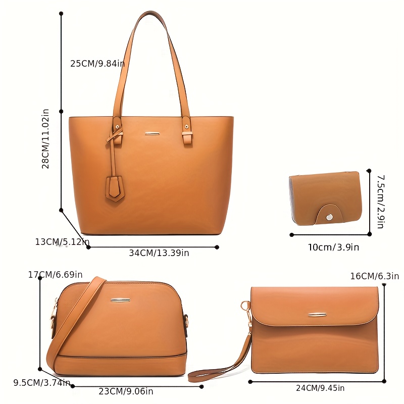 4 pçs moda feminina conjuntos  - Women'S Bags Cross Body avaliação e preço