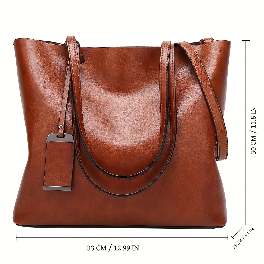 Bolsa de couro retrô clássica  - Women Bags Office avaliação e preço