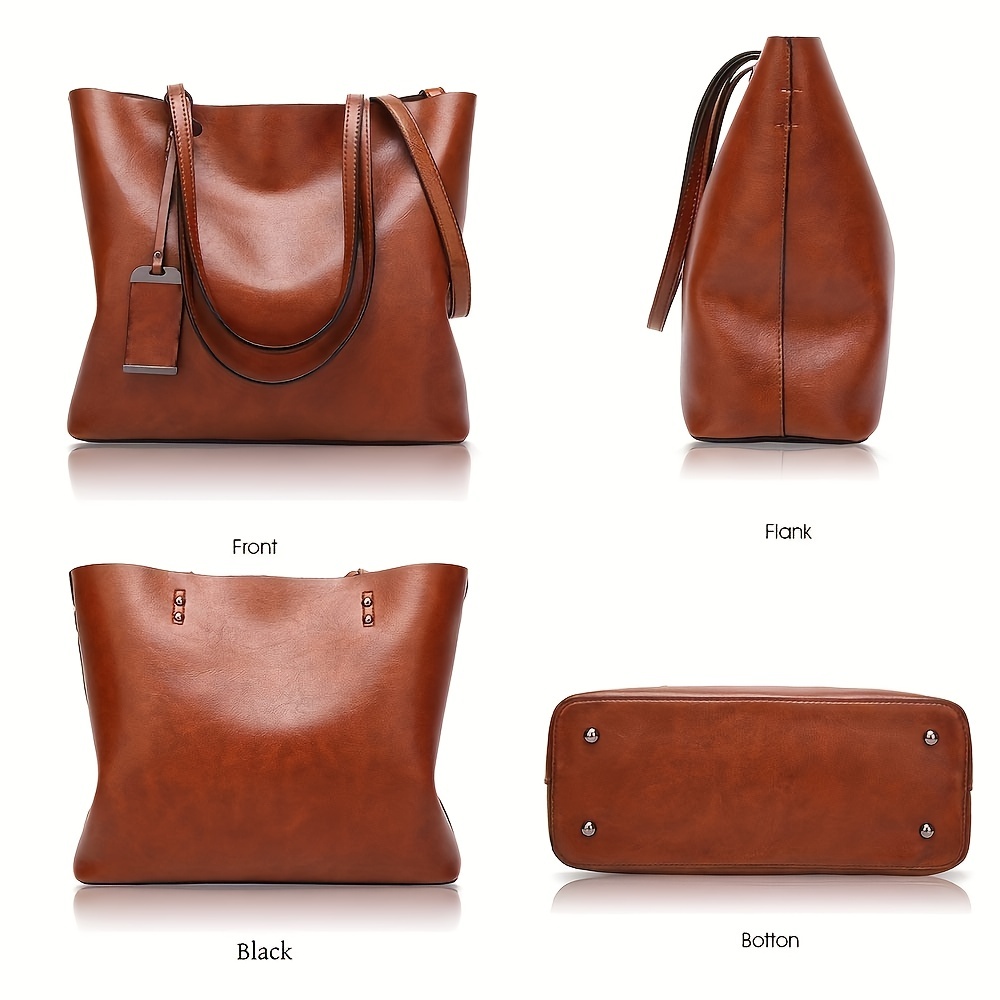 Bolsa de couro retrô clássica  - Women Bags Office avaliação e preço
