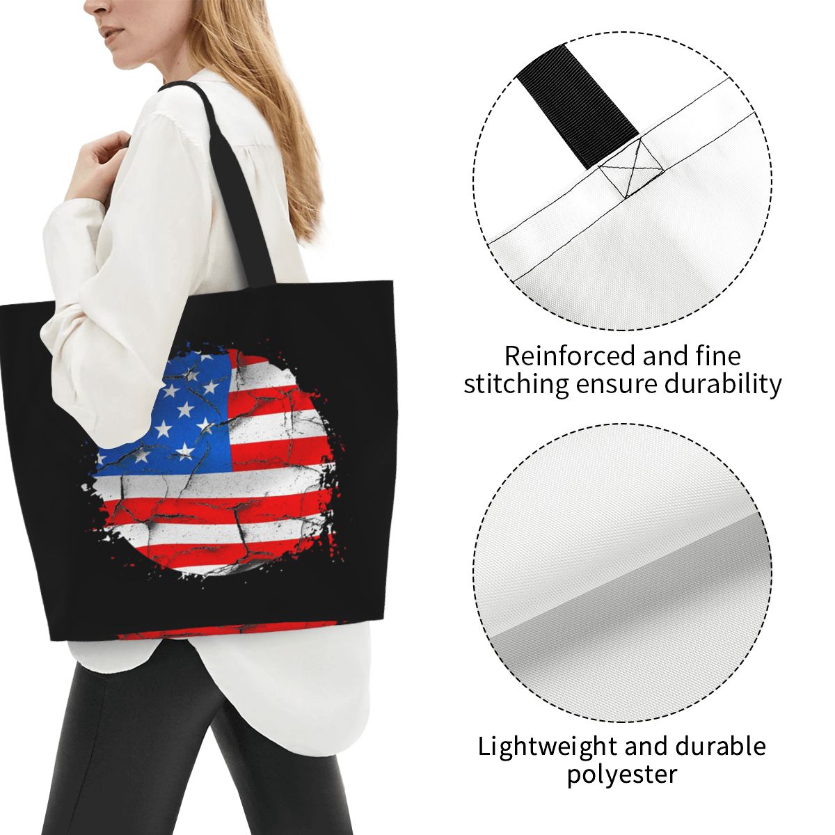 Bolsa de Compras com Estampa d - Women Bags Usa avaliação e preço